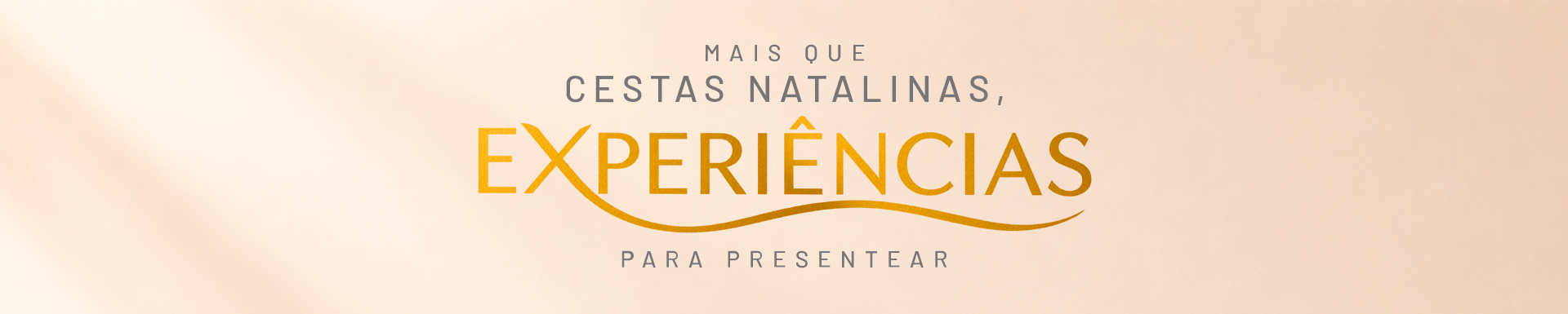 Mais que cestas natalinas, experiências para presentear